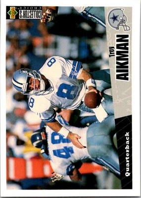 1996 Collector's Choice #295 Troy Aikman football card 10FFFF - Image 1 of 2