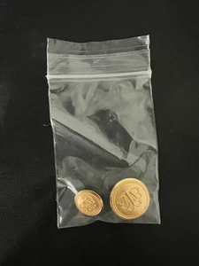Brooks Brothers Replacement Button Waterbury Golden Toned Madison Cuff & Front - Picture 1 of 2