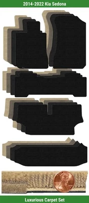Lloyd Custom Luxe коврик комплект для 2014-2022 Kia Sedona (5 штук) #V6F - Изображение 1 из 4