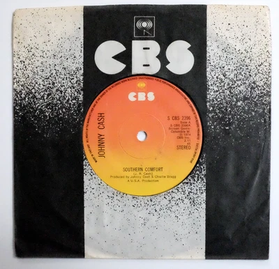 JOHNNY CASH - SOUTHERN COMFORT 7" 45 N MINT VINYL Rare 1974 UK Single - Image 1 of 2