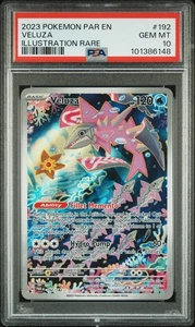 Pokemon Par En-Paradox Rift Veluza 192 Illus 2023 raro PSA 10 - Imagen 1 de 2