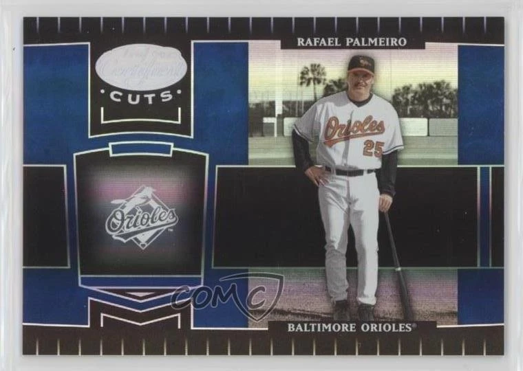 2004 Leaf Certified Cuts Marble Blue /50 Rafael Palmeiro #20 - Image 1 of 2