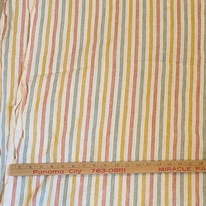 Merchant & Mills beige elegante Streifen europäisches gewaschenes Leinen 4 Meter 57 Zoll breit - Bild 1 von 2