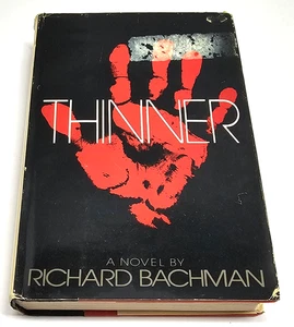 Thinner Hardcover Book 1984 Richard Bachman AKA Stephen King BCE LARGE PRINT - Picture 1 of 15