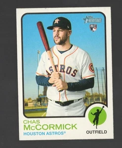2022 Topps Heritage #182 Chas McCormick rookie RC card Astros - Picture 1 of 3