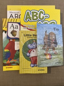 Abeka K4 Schüler Set Handschrift Kind Set Zahlen Schreiben kleine Bücher Karten - Bild 1 von 18