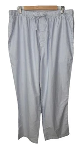 Brooks Brothers Hose Lounge Pyjama Herren Gr. XL blau weiß gestreift Pull-On NEU - Bild 1 von 7