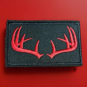 Tactical Hook And Loop Morale Round Patch “Wildlife Hunting” B - Picture 1 of 2