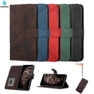 For Samsung A03 A04 A05 A05S A06 A04E Flip Folio PU Leather Magnetic Wallet Case - Picture 1 of 17