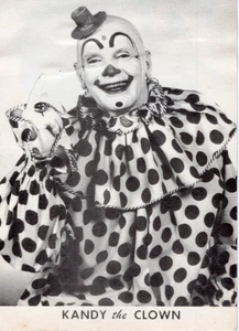 Vintage - Gruseliger Kandy der Clown Foto Werbung Handout - AAFK - Bild 1 von 3