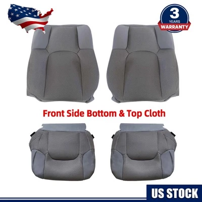 Cubierta de asiento trasero inferior e inclinada 4 piezas para accesorios de auto Nissan Frontier 2005-2019 Foto 1 de 4