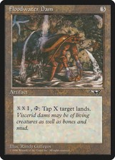 Floodwater Dam Alliances HEAVILY PLD Artifact Rare MAGIC GATHERING CARD ABUGames