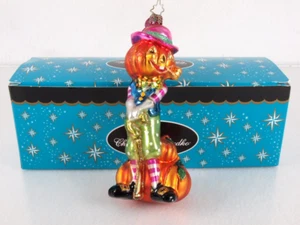 Christopher Radko Ornament Outstanding in His Field Pumpkin with Box 6 Inch - Picture 1 of 20