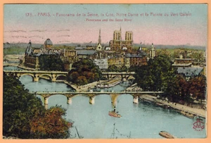 1932-Carte Postale-Cathédrale Notre-Dame de Paris-Seine-Les Ponts-Ed.Abeille - Imagen 1 de 2