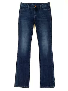 Banana Republic Skinny Straight Stretch Jeans Damen Größe 27 Blau Dark Wash - Bild 1 von 8