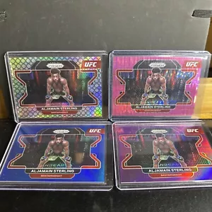 2022 Panini Prizm UFC #55 Aljamain Sterling Lucky Envelopes Prizm /8 Lot - Picture 1 of 9