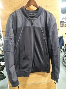 GENUINE BMW MOTORRAD SWARTBERG AIR DARK BLUE MOTOTCYCLE JACKET SIZE - 54 XL - Picture 1 of 6
