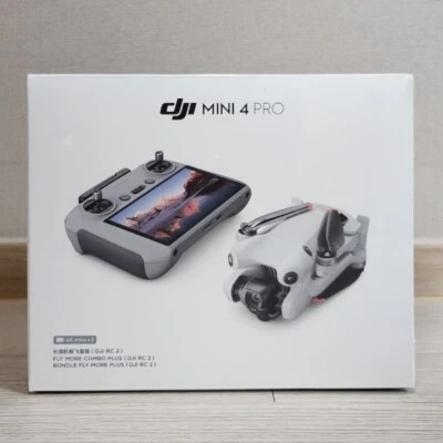 DJI Mini 4 Pro Fly More Combo Plus (DJI RC 2, Three Batteries Plus) Camera Drone