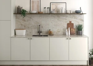 Plain End Panel Kitchen Zola Soft Matte Porcelain 960 MM x 360 MM x 18 MM - Picture 1 of 24
