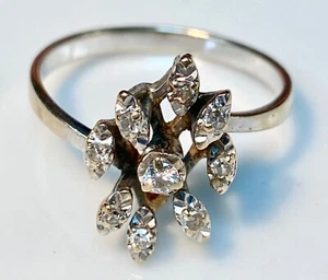 MAGNIFIQUE BAGUE OR 18 CARATS - DIAMANTS 0.10 CARAT - 2.40 G - Bild 1 von 4