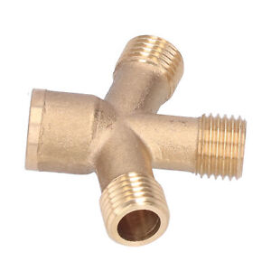 Hose Splitter Garden Hose Thread 4‑Way Connector Pipe Fittings For BY