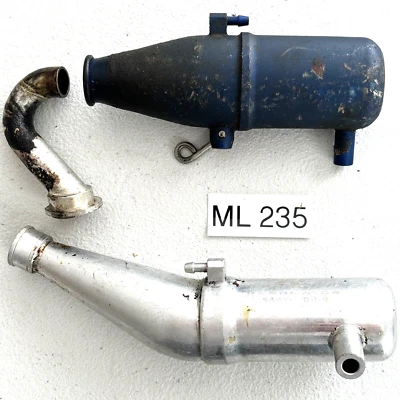 RC Car 1/10 Nitro Engine Traxxas Exhaust Muffler Resonator Tmaxx Revo OZRC ML235 - Image 1 of 4