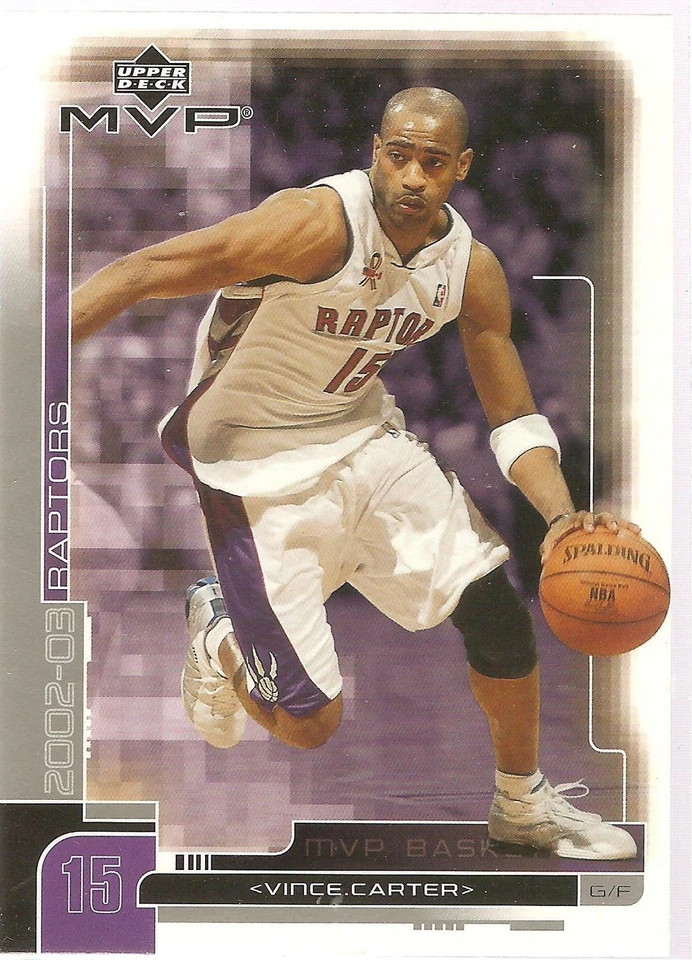 Vince Carter Upper Deck MVP 02-03 #170 Toronto Raptors Memphis Grizzlies NJ Nets - Image 1 of 1