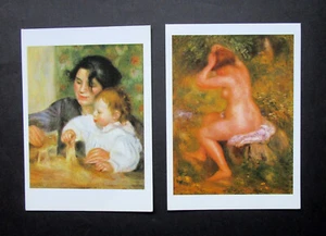 CRAFT PAIR VINTAGE 1988 IMPRESSIONIST ART CARDS READY FOR FRAMING -OTHER HOBBIES - Picture 1 of 3