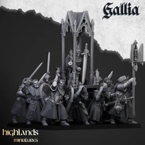 Pellegrini del Graal - Miniature delle Highlands 28 mm - Foto 1 di 2