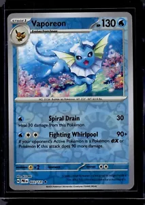 Pokemon TCG: Vaporeon 22/131, Prismatic Evolutions _ REVERSE HOLO - Picture 1 of 2