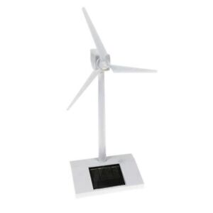 Windmühle mit Sonnenenergie Windkraftanlage Solarenergie 35,5 cm hoch Windrad