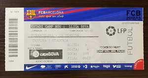 2012/2013 Messi 4 Tore Barcelona Full Ticket 200th Liga Goal / 21-Game Record - Bild 1 von 10