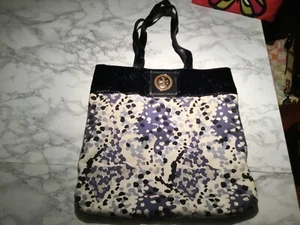 Tory Burch Canvas Leder Tasche Handtasche - Bild 1 von 12