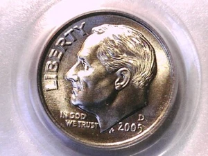 2005 D Roosevelt Dime PCGS SP 67 SF Satin Finish 73708944 - Picture 1 of 3