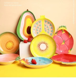 Fruit shape ceramic plate - Picture 1 of 14