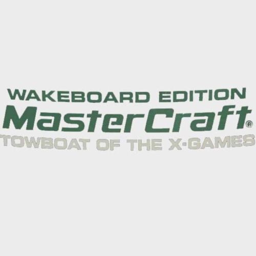 MasterCraft Båt Klistremerker 758192 | Wakeboard Edition X-Games Green Hvit