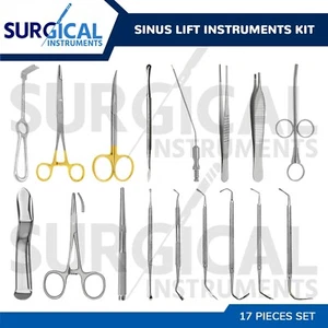 17 tlg Sinus Lift Instrumente Set Implantat Dental Zahnmedizin Kit Deutsche Qualität - Bild 1 von 8