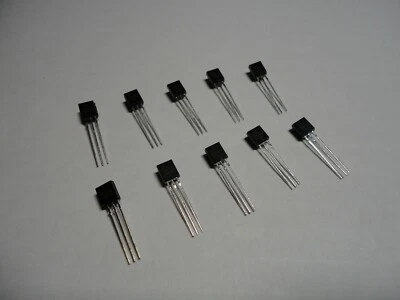 Lote de 10 piezas 2N3906 H331 3906 TO-92 0.2A 40V PNP transistor de unión bipolar Foto 1 de 4