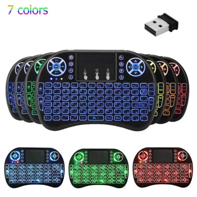 Mini Portable Wireless Keyboard Touchpad For Android Smart TV Box PC Laptop - Image 1 of 4