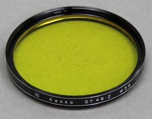 55mm Screw-In Filter KENKO Y2 YELLOW Black & White Contrast - Picture 1 of 1
