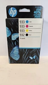1x HP 932/933 6ZC71AE Multipack CYMK pour Officejet 6100 6600 6700 MHD Sep 2024 - Photo 1/4