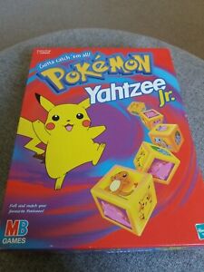 Pokemon Yahtzee Jr Game Complete by Hasbro MB Games 2000