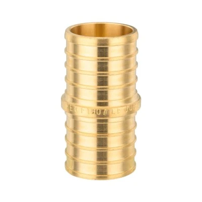 10 ШТ. EFIELD PEX 1 «X 1» прямая муфта, латунные обжимные фитинги штуцера, свинец бесплатно - Изображение 1 из 4