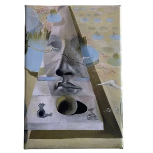 Salvador Dali Fridge Magnet Face of Aphrodite of Cnidos 2 x 3 inches - Picture 1 of 2