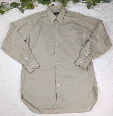 Camisa de manga larga con botones Gitman Bros The Foursome para hombre talla 16,5-36 T Foto 1 de 4