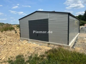 Blechgarage 5x8x3m Metallgarage KFZ Lager Halle | inkl. Lieferung | 18658!! - Bild 1 von 4