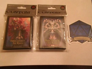 x2 Dark Legacy The Rising Manicotti Personalizzati Earth Tech Nuovo Sigillato TexasNerdGames - Foto 1 di 5