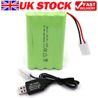 2400mAh 9.6V AA NiMH RC Battery Pack w/ KET 2P Connector for RC Car Truck Boat