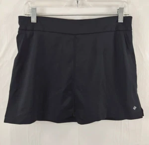 Columbia Tennis Golf Rock Skort Medium schwarz Reißverschlusstasche reflektierend Omni Wick - Bild 1 von 6