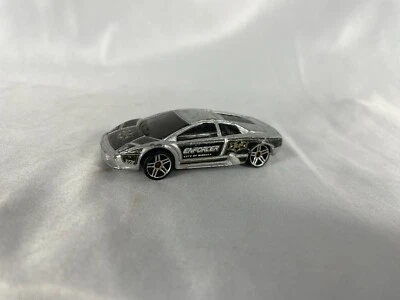 2002 Hot Wheels LAMBORGHINI MURCIELAGO Metallic Silver w/ Enforcer Custom Paint - Image 1 of 4